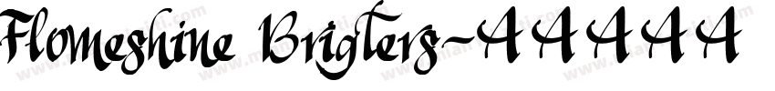 Flomeshine Brigters字体转换